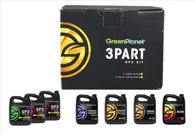 GREEN PLANET 3-PART GROW KIT