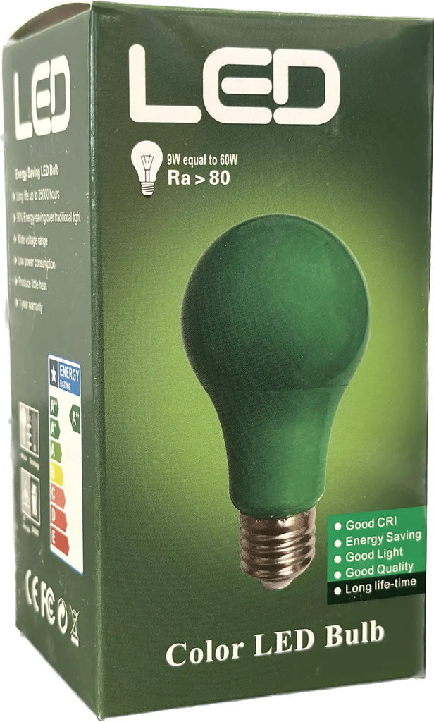 LED GREEN BULB(Green Color LED bulb 9 watt)
