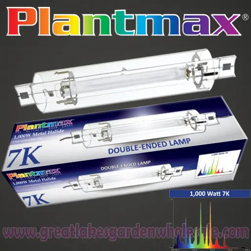 PLANTMAX 1000W 6K MH DOUBLE ENDED BULB