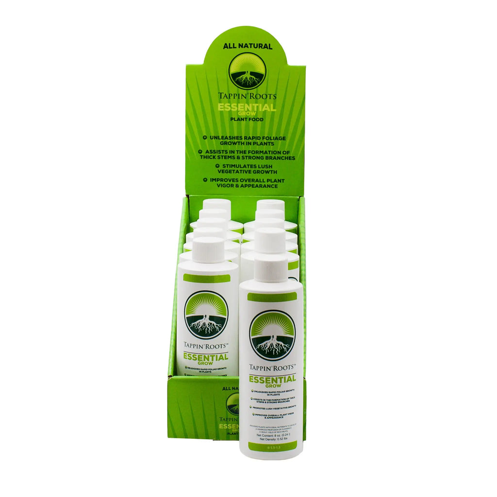 TAPPIN ROOTS ESSENTIAL GROW 8OZ CASE