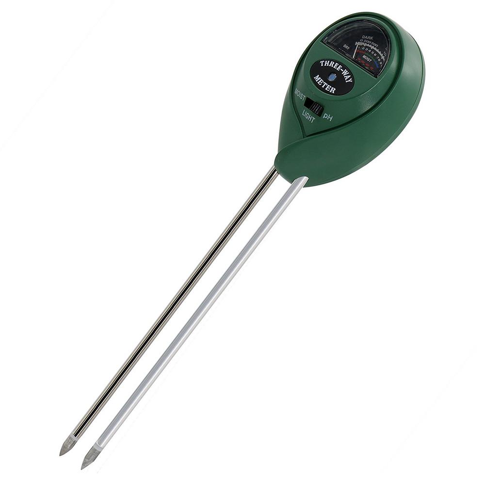 THREE WAY METER -moisture, light and soil pH